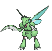 Scyther front shiny animated