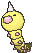 Weedle front shiny animated