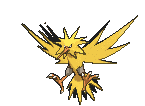 Zapdos front shiny animated