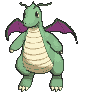 Dragonite front shiny animated