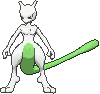 Mewtwo front shiny animated