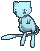 Mew front shiny animated