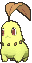 Chikorita front shiny animated