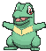 Totodile front shiny animated