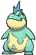 Croconaw front shiny animated