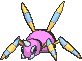 Ariados front shiny animated