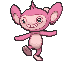 Aipom front shiny animated