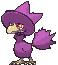 Murkrow front shiny animated