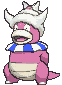 Slowking front shiny animated