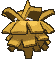 Pineco front shiny animated