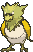 Spearow front shiny animated