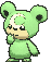 Teddiursa front shiny animated