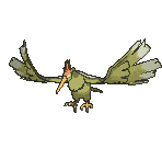 Fearow front shiny animated