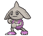 Hitmontop front shiny animated