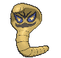 Arbok front shiny animated