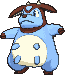 Miltank front shiny animated