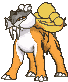 Raikou front shiny animated