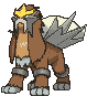 Entei front shiny animated