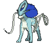 Suicune front shiny animated