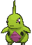 Larvitar front shiny animated