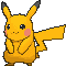 Pikachu front shiny animated