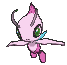 Celebi front shiny animated