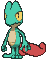 Treecko front shiny animated