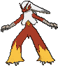 Blaziken front shiny animated