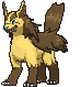 Mightyena front shiny animated