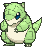 Sandshrew front shiny animated