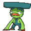 Lombre front shiny animated