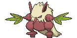 Shiftry front shiny animated