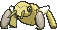 Nincada front shiny animated