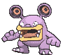 Loudred front shiny animated