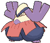Hariyama front shiny animated