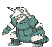 Aggron front shiny animated