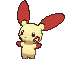 Plusle front shiny animated