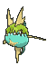 Carvanha front shiny animated