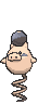 Spoink front shiny animated