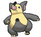 Grumpig front shiny animated