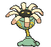 Lileep front shiny animated