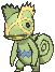 Kecleon front shiny animated