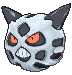 Glalie front shiny animated