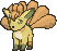 Vulpix front shiny animated