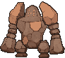 Regirock front shiny animated