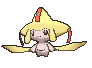 Jirachi front shiny animated