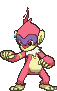 Monferno front shiny animated