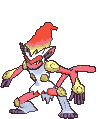Infernape front shiny animated