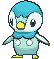 Piplup front shiny animated