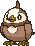 Starly front shiny animated